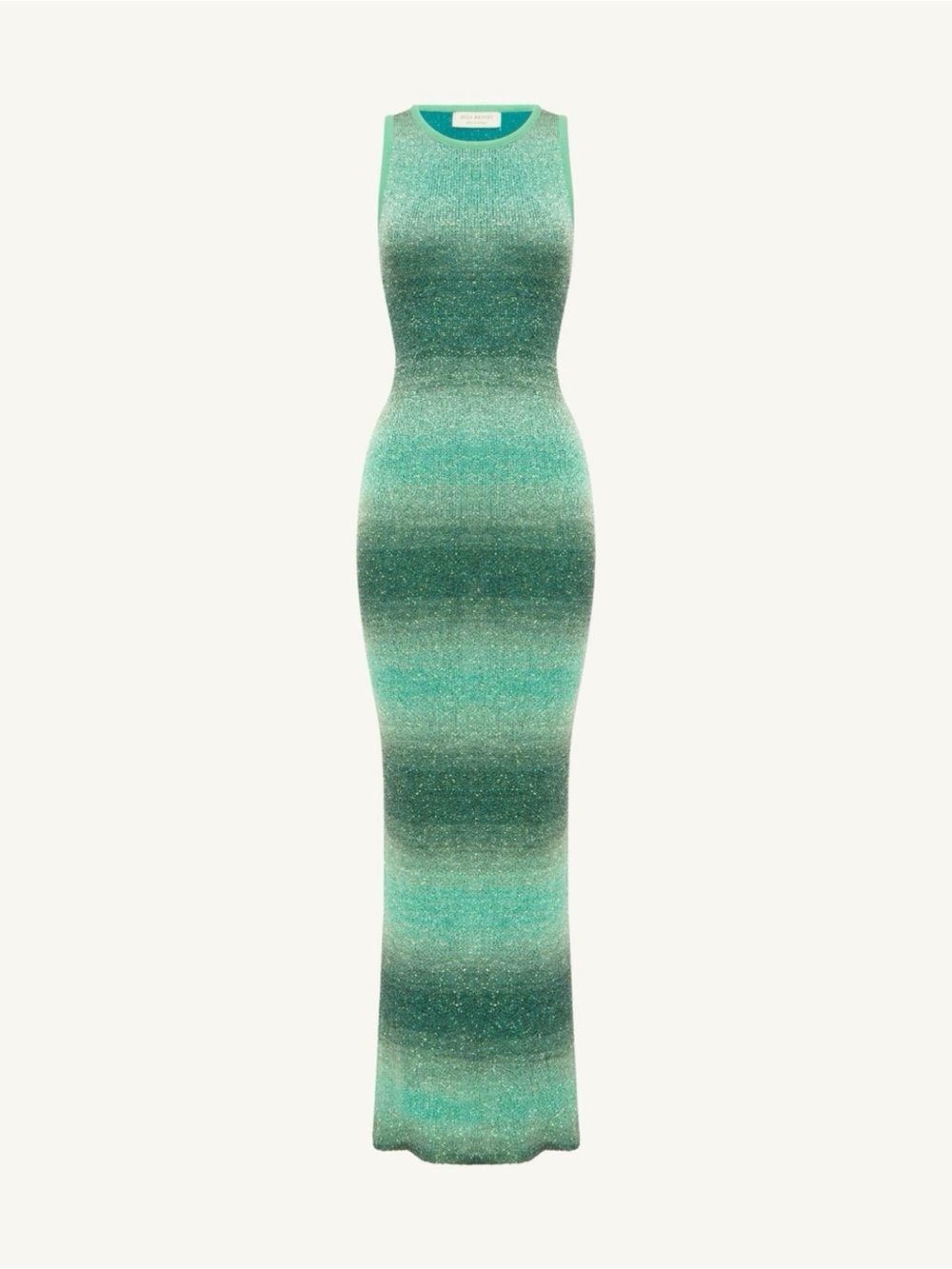 Asta Resort Natalia Maxi Dress in Palm Green Ombre (size L)